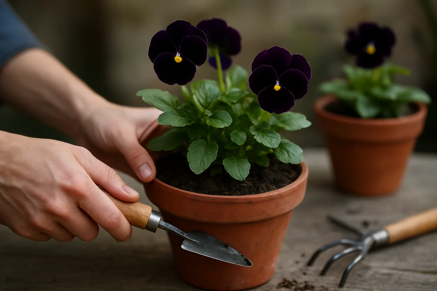 Cómo cuidar pensamientos en maceta para una floración prolongada y saludable