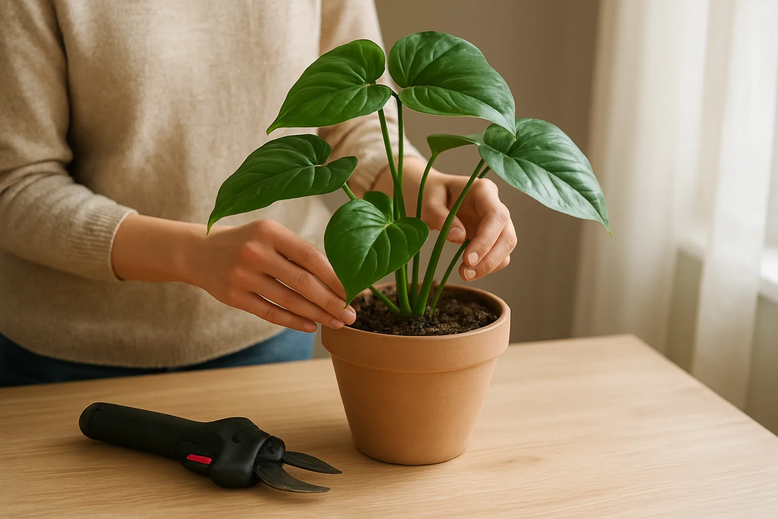 Cómo cuidar una planta de motosierra eléctrica en casa para un crecimiento saludable