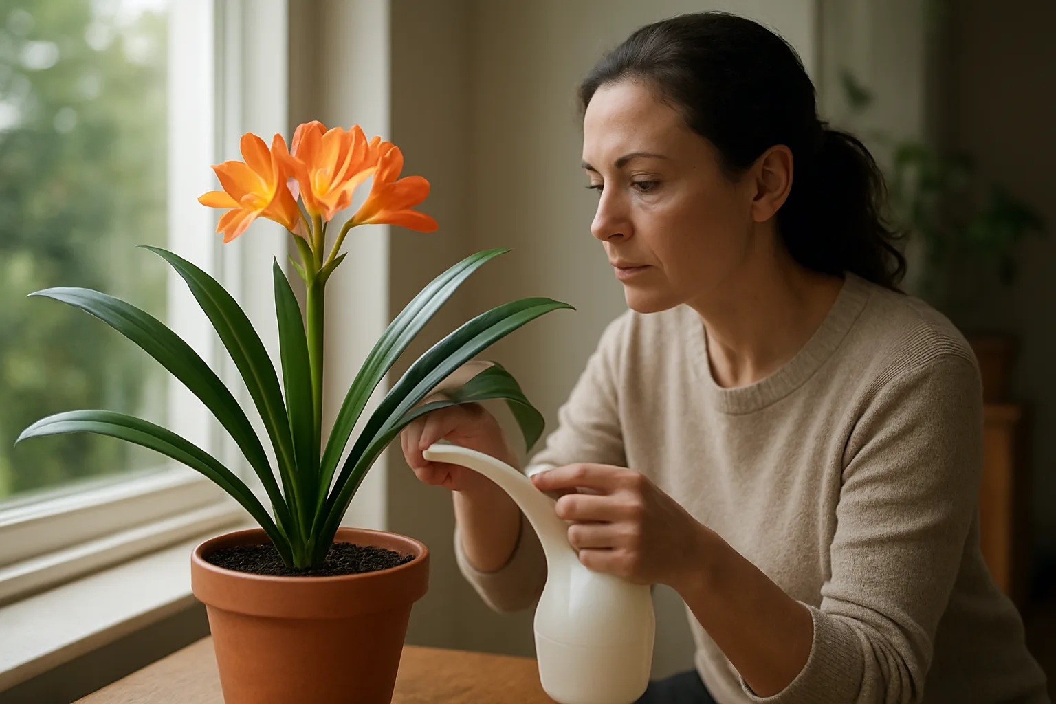 Cómo cultivar clivia en casa: cuidados esenciales para su cultivo interior