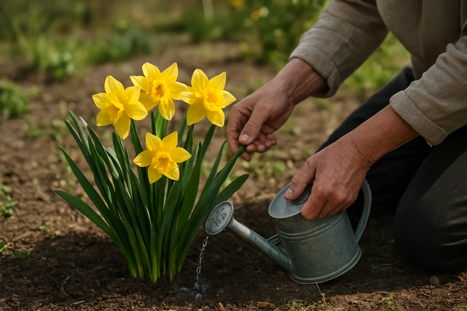 Flor de narciso: cuidados esenciales de riego, luz y métodos de reproducción