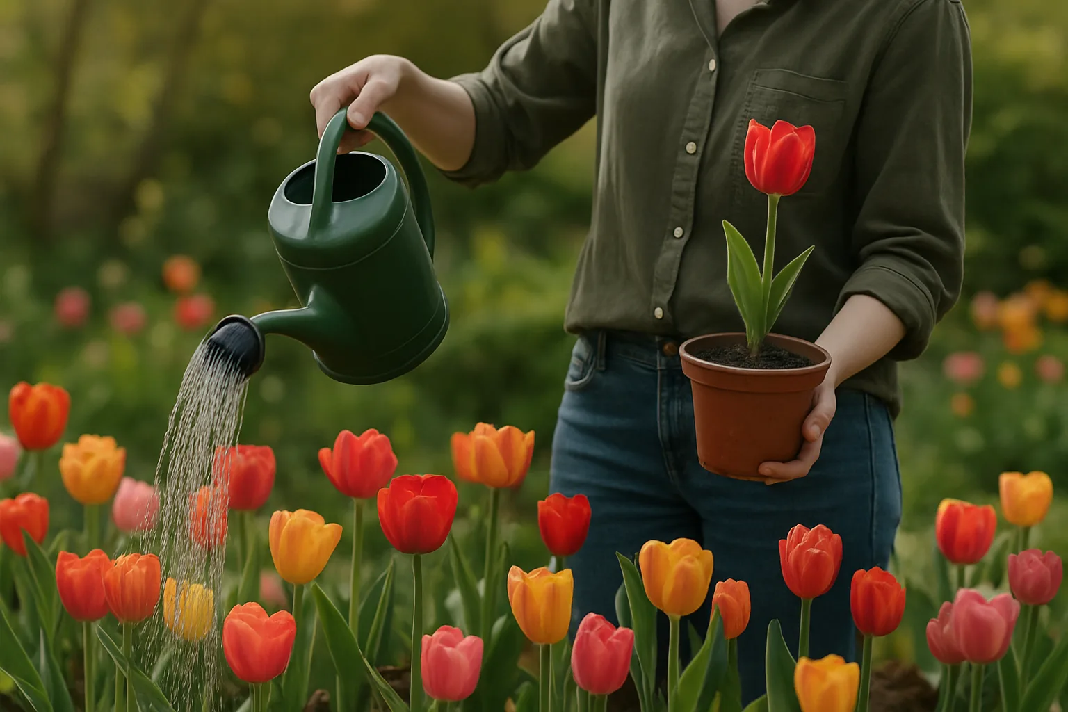 Flores tulipanes: guía práctica de riego, luz y reproducción para su cuidado