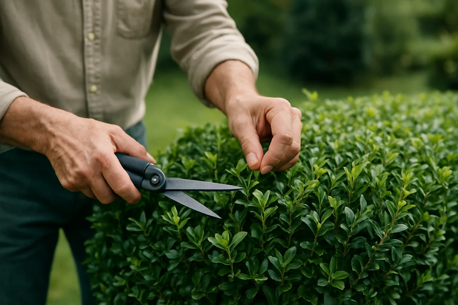Hoja perenne para cerco de arbustos en jardín: guía completa de cuidados