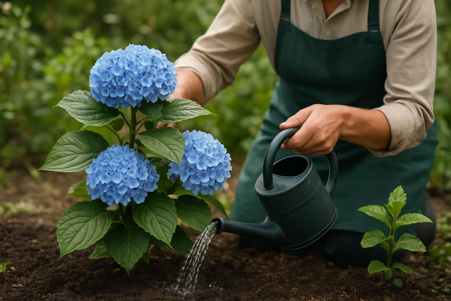 Hortensias azules: cuidados esenciales en riego, luz y reproducción