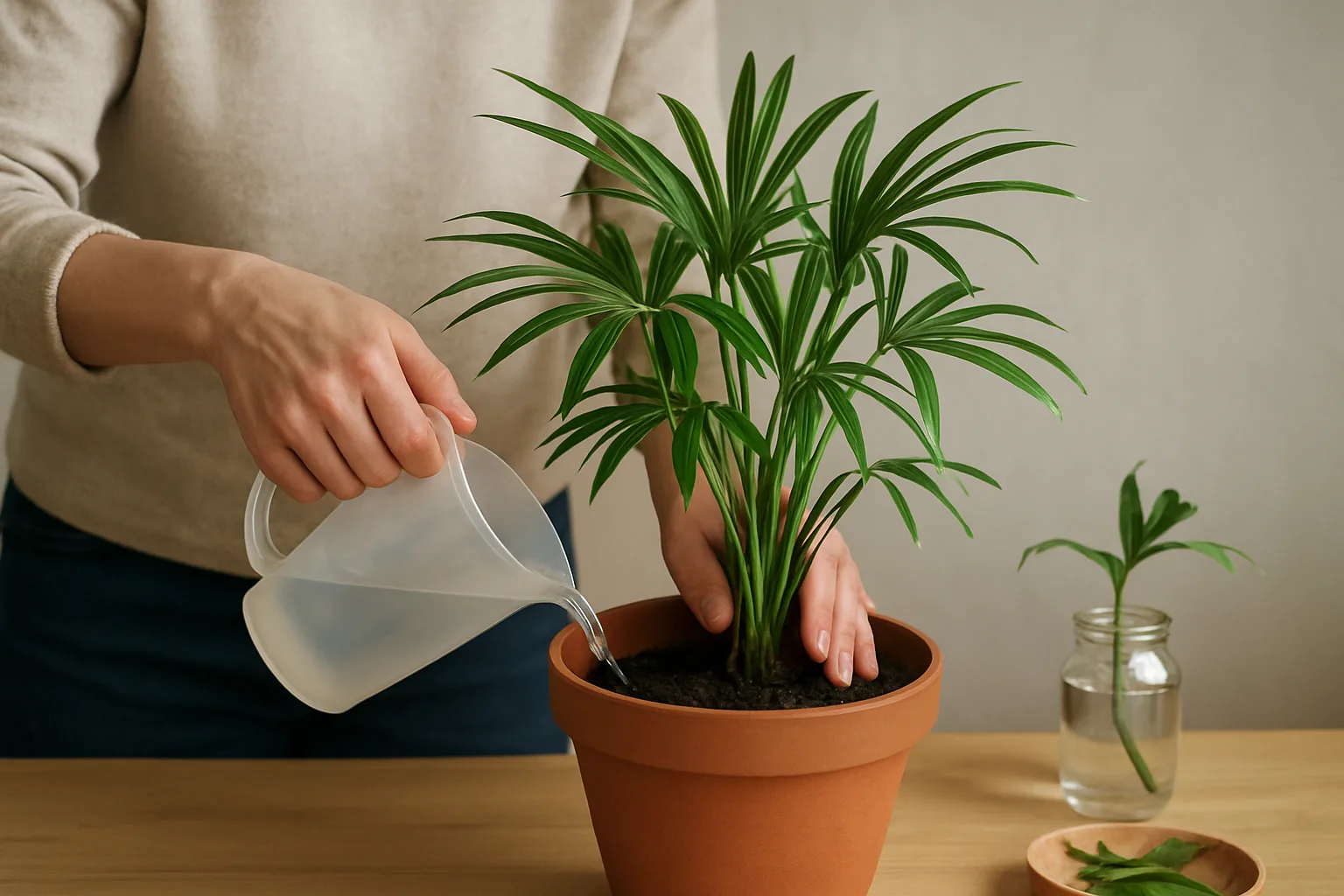 Palmera Raphis: cuidados básicos, riego, luz y métodos de reproducción