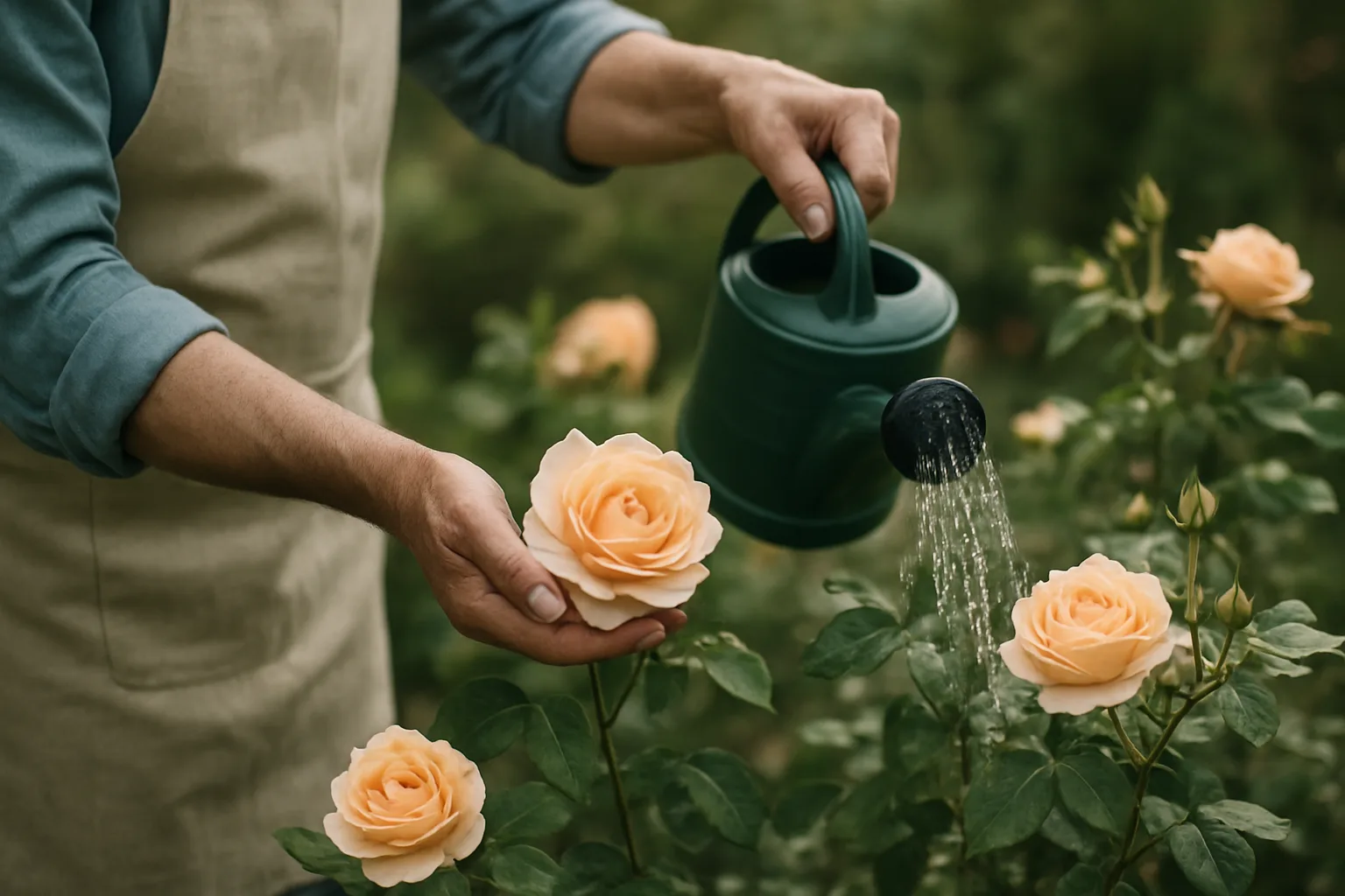 Rosa de Saron: cuidados esenciales para riego, luz y floración saludable