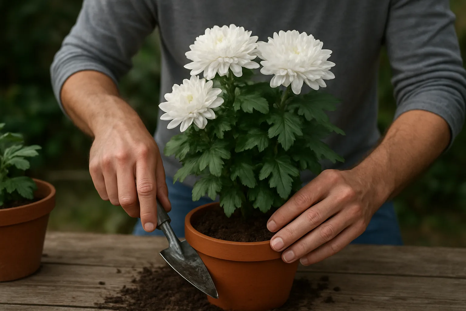Cómo cuidar crisantemo blanco para que florezca y se mantenga saludable
