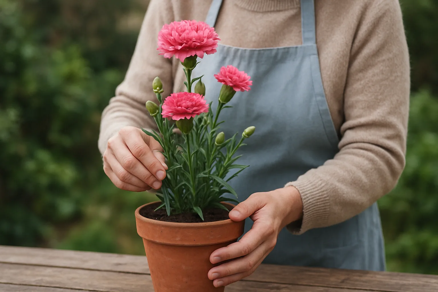 Cómo cuidar el clavel flor en maceta para que florezca todo el año