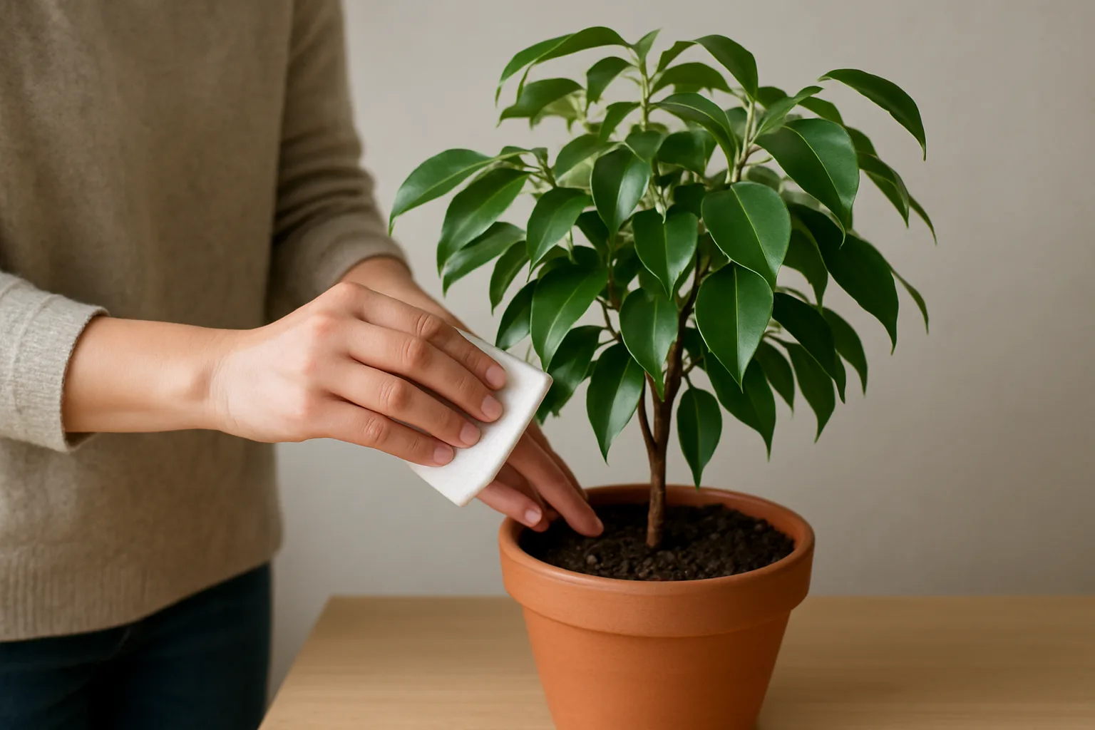 Cómo cuidar ficus benjamina en maceta para mantenerlo saludable y fuerte