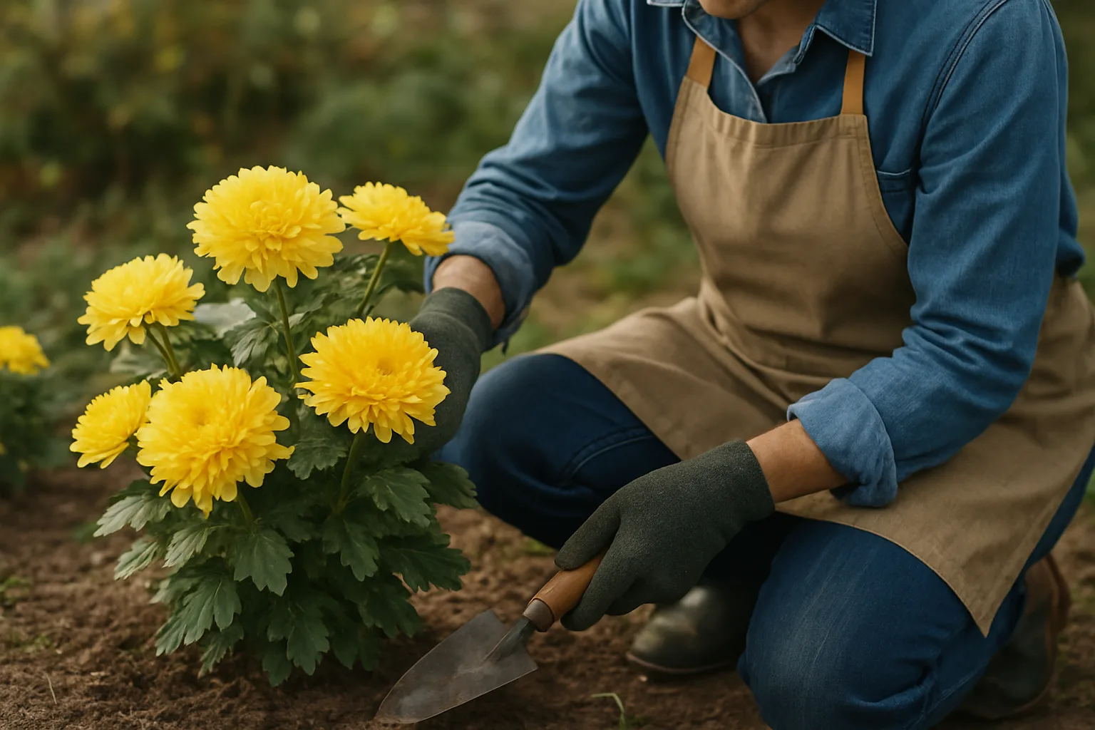 Crisantemo amarillo: guía completa para su cuidado y cultivo paso a paso