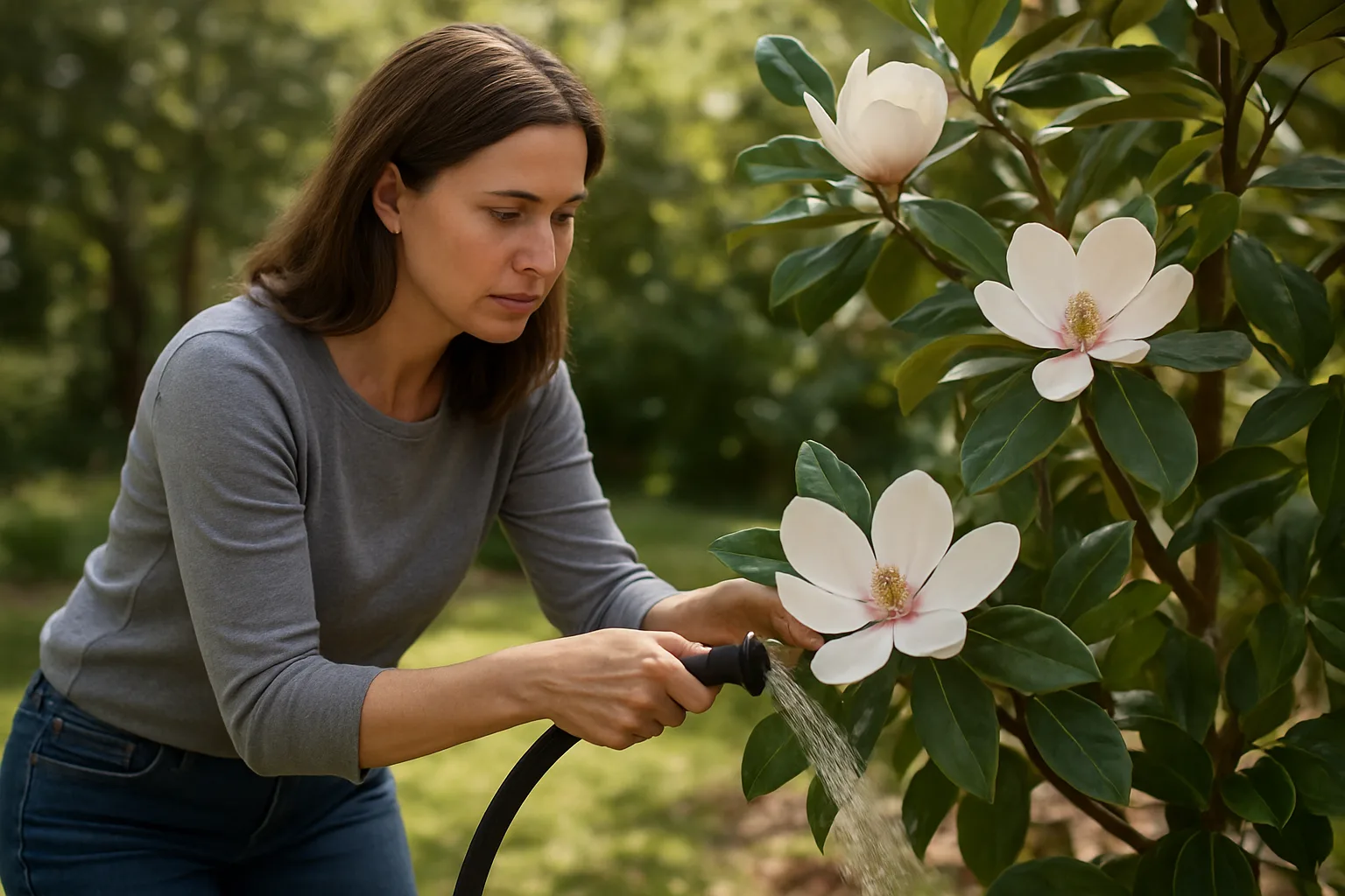 Magnolia Parks: cuidados esenciales, riego y exposición ideal para su crecimiento
