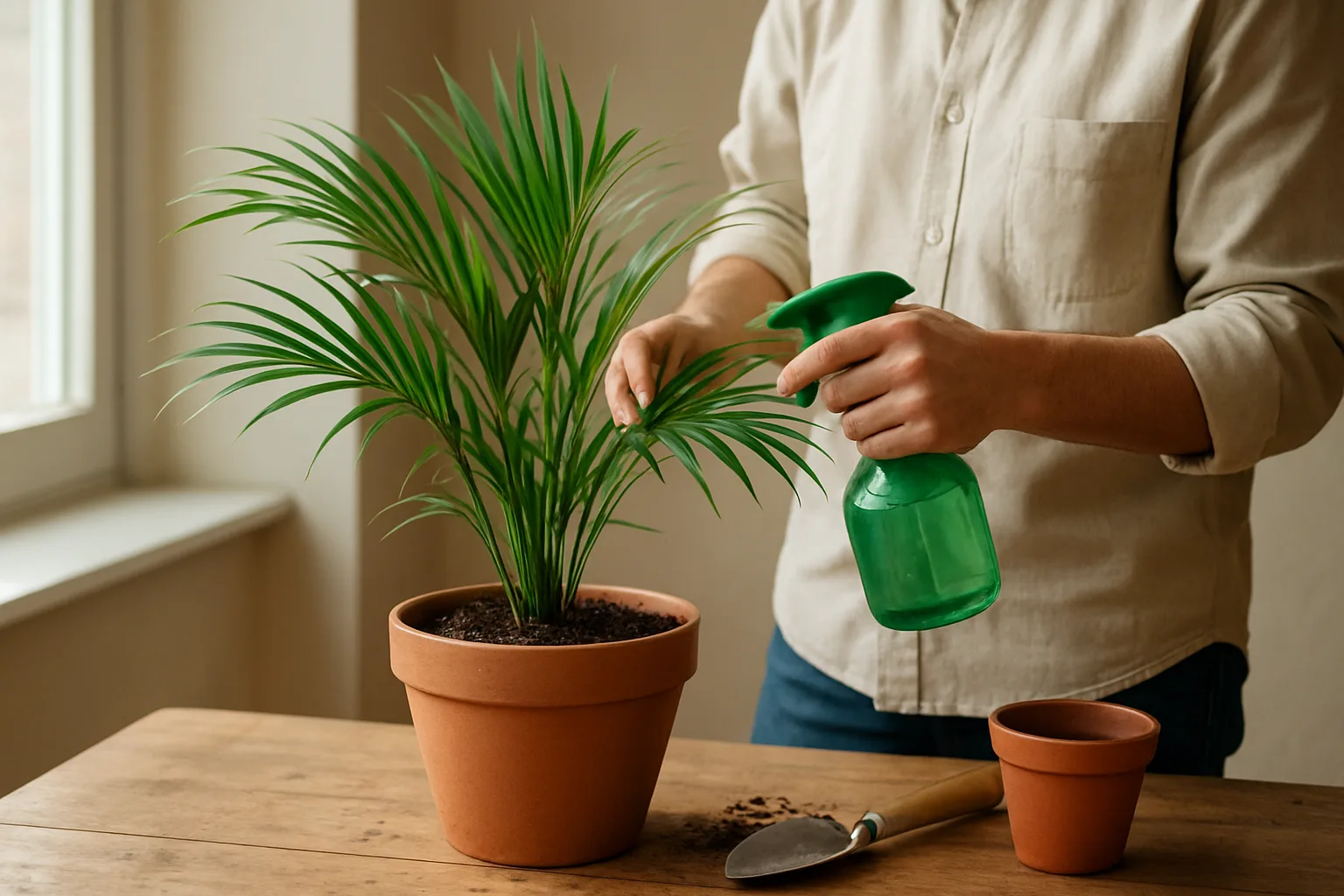 Palmito planta: cuidados esenciales para riego, luz y reproducción