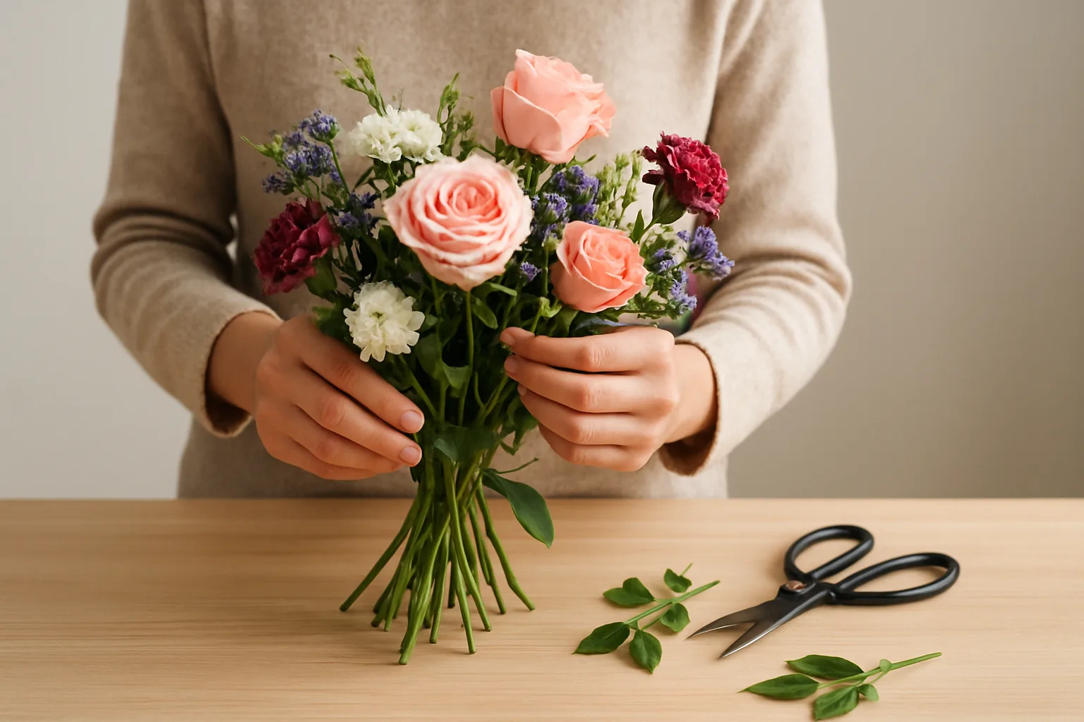 Ramo de flores: guía práctica para su cuidado y mantenimiento paso a paso