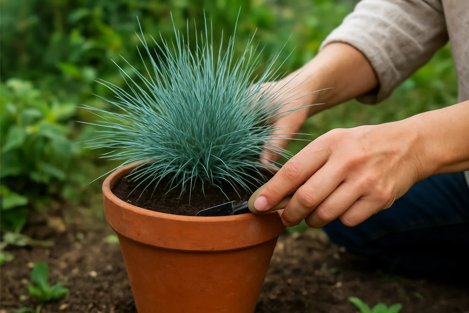 Cómo cuidar festuca glauca en maceta para un jardín saludable y decorativo
