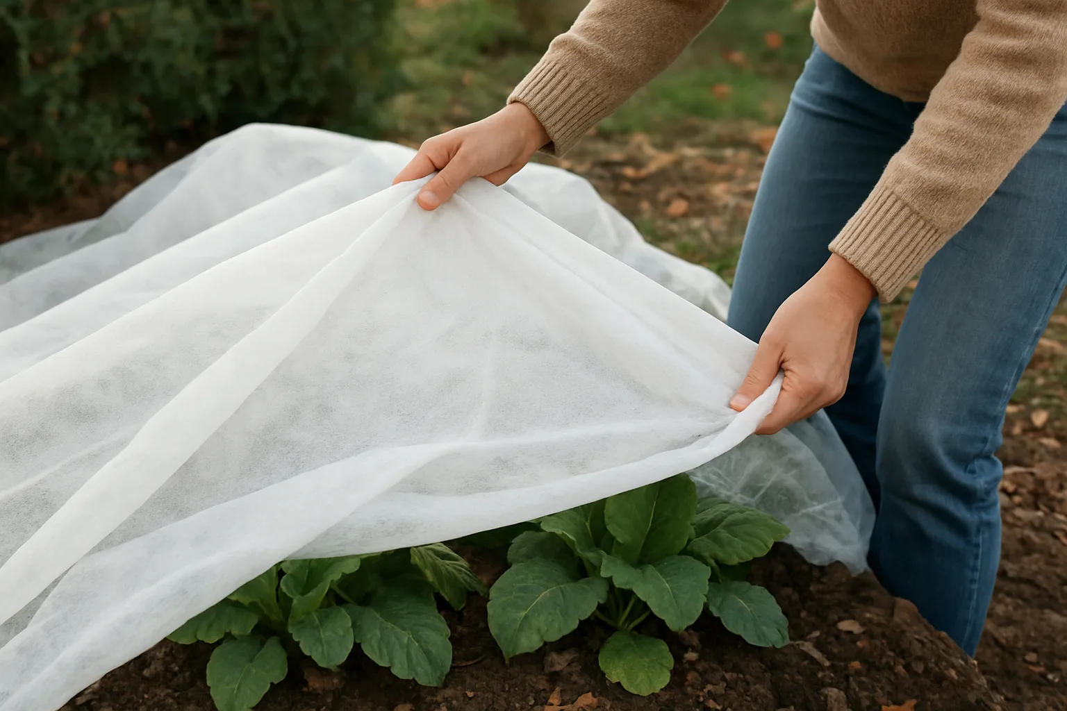 Cómo cuidar tela antihelada para proteger tus plantas durante el frío