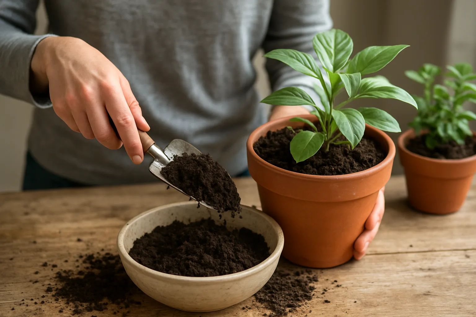 Cómo mantener tierra fértil en maceta para plantas de interior y exterior
