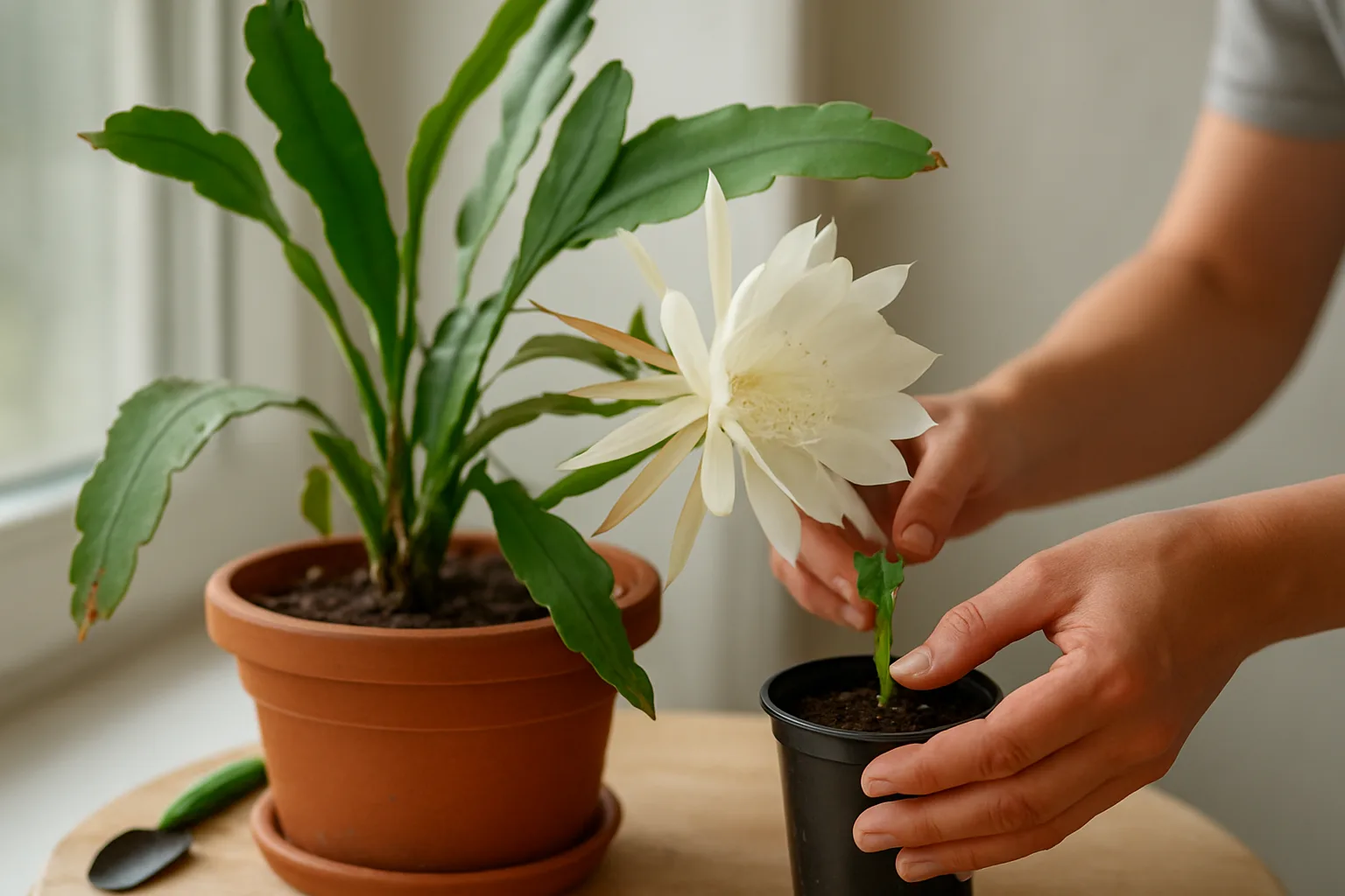 Epiphyllum oxypetalum: guía completa para su cuidado y reproducción en el hogar