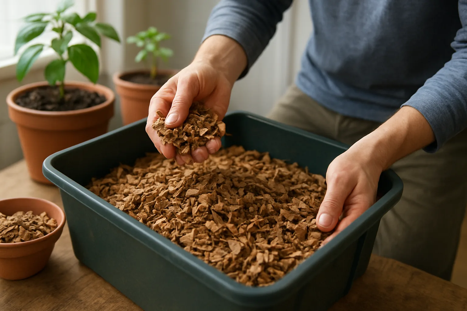 Guía práctica para cultivar viruta de madera en casa y mantenerla saludable