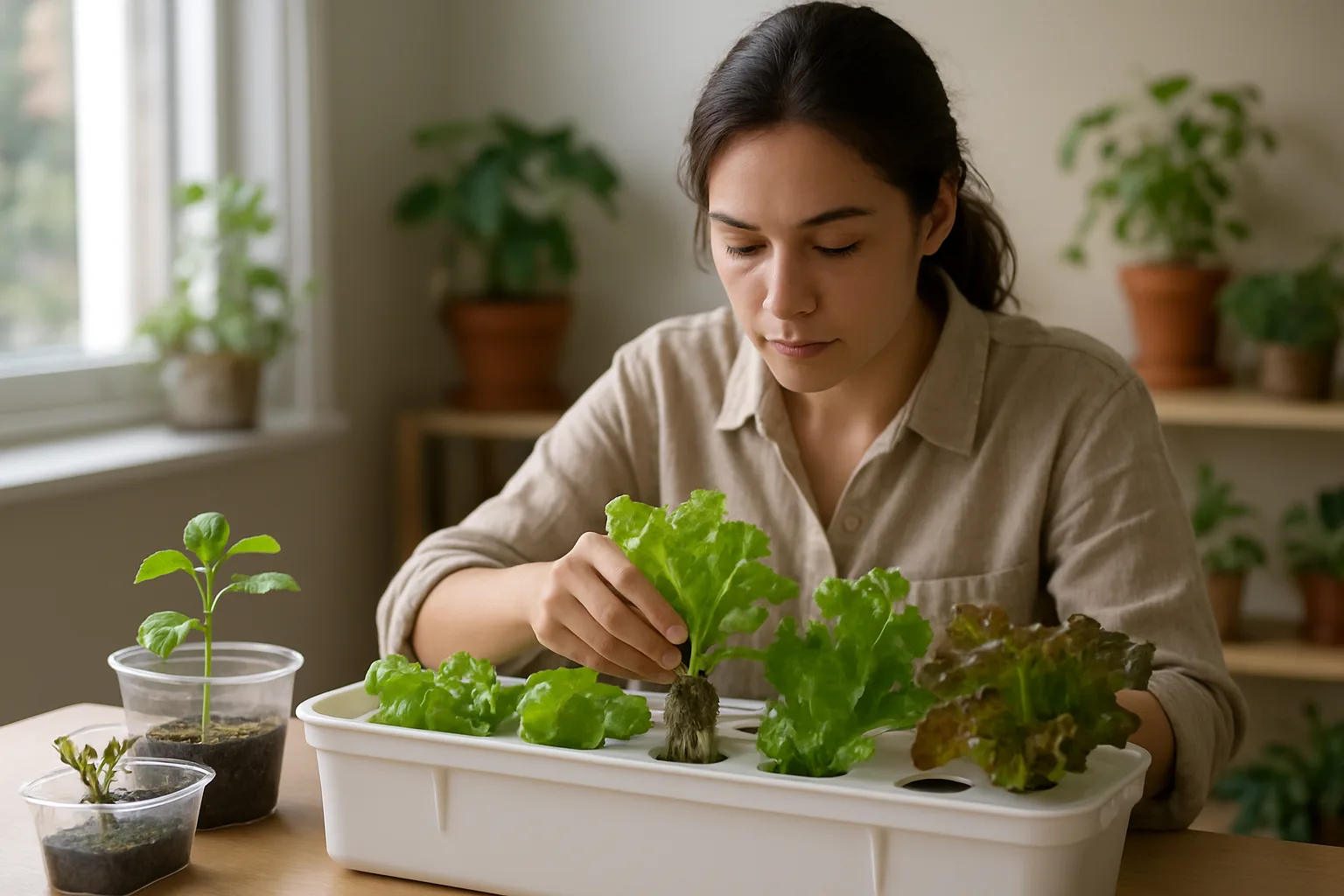 Hidroponia casera: guía práctica para cuidar plantas sin tierra en casa