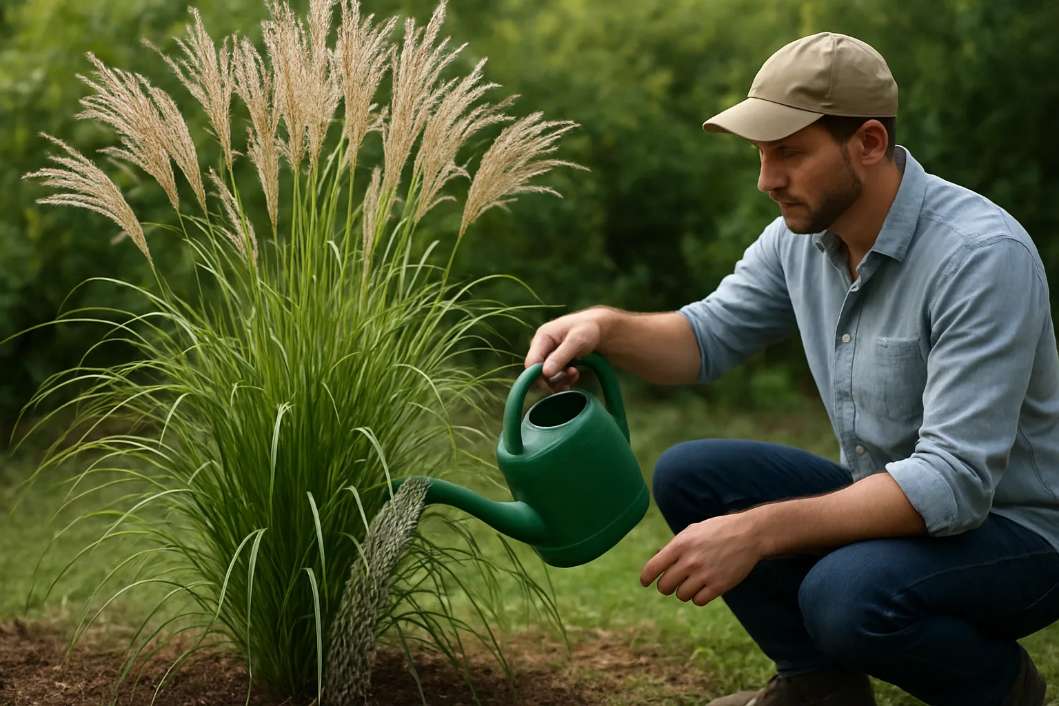 Miscanthus sinensis: guía práctica de riego, luz y reproducción
