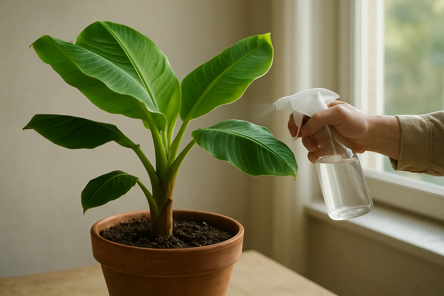 Planta de banana: cuidados esenciales para riego, luz y ubicación óptima