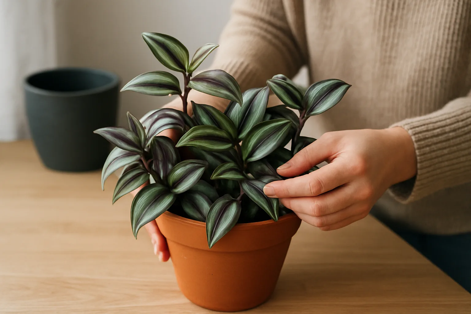 Tradescantia zebrina: cuidados esenciales para cultivarla en casa